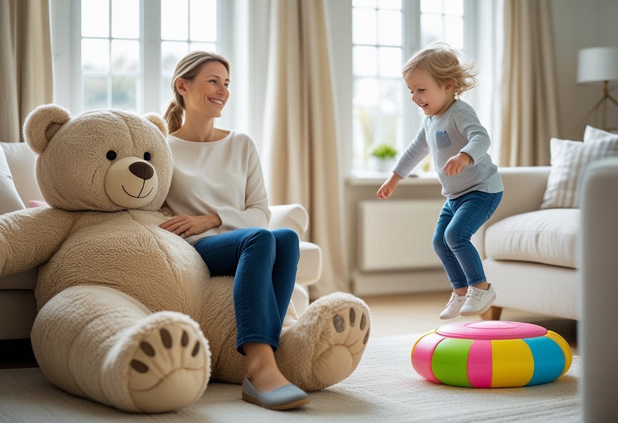 Find ro og glæde med en sjov hoppebold og tyngdebamser